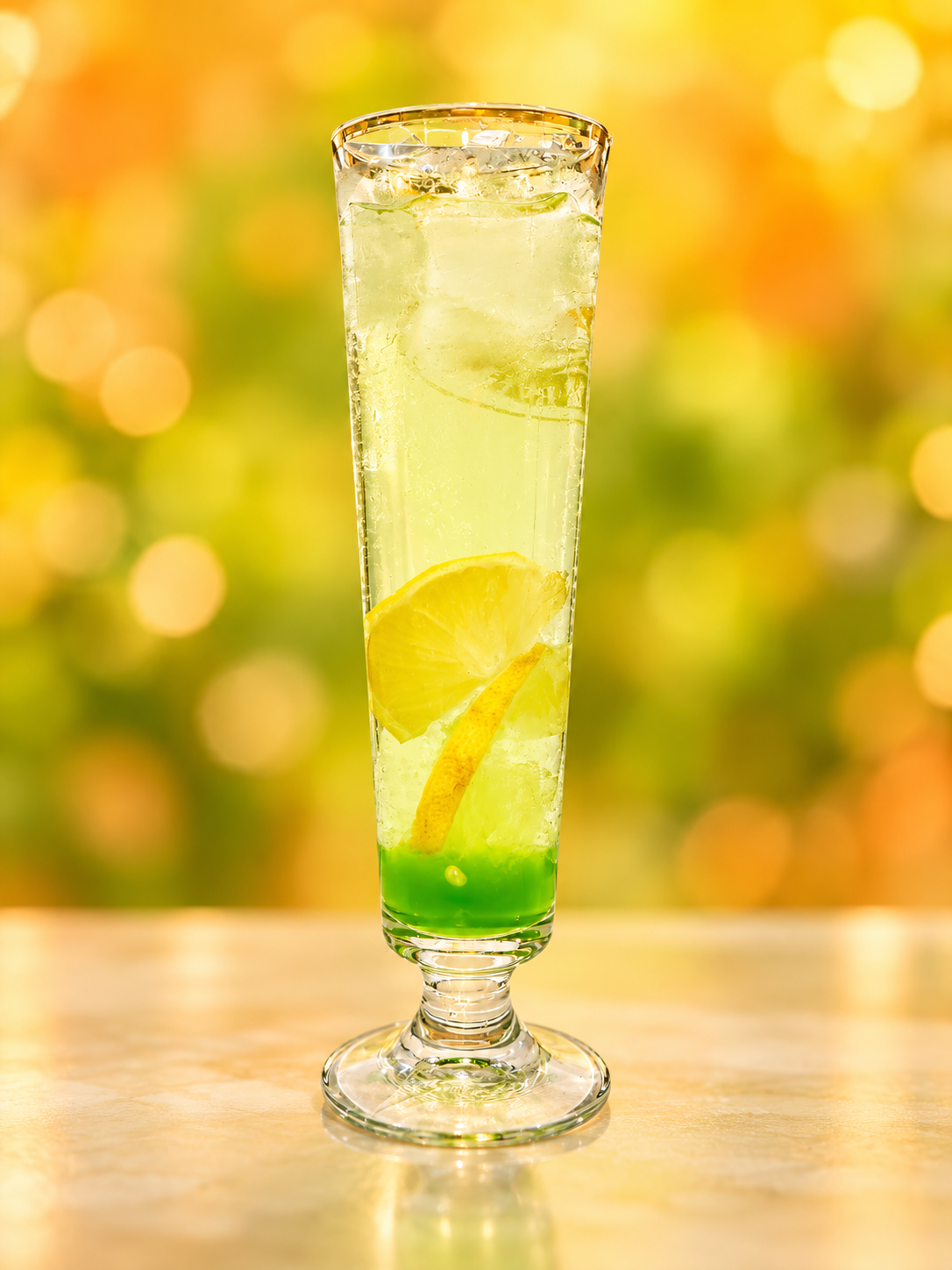 Tall citrus drink
